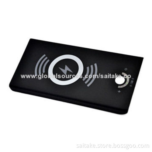 QI wireless charger with power bank function high charge efficiency hot sell